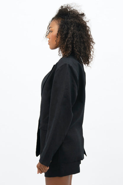 Havana - Oversized Blazer - Licorice at Kamakhyaa by 1 People. This item is Made from Natural Materials
