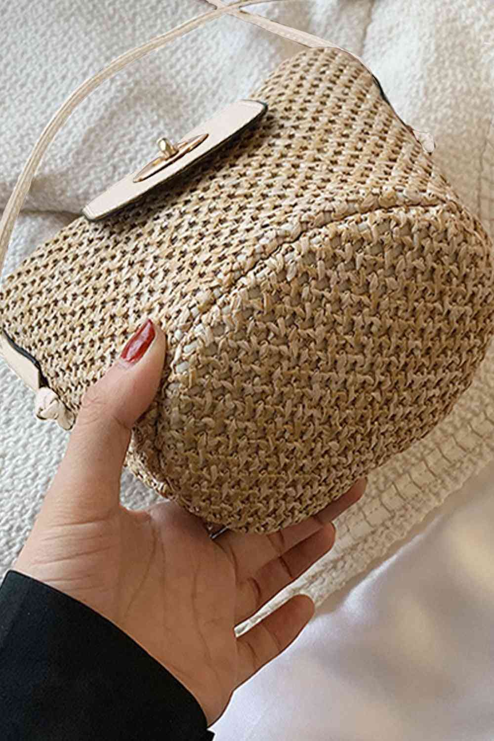 Adored Straw Bucket Bag at Kamakhyaa by Trendsi. This item is Adored, Bags, Ship From Overseas, Trendsi