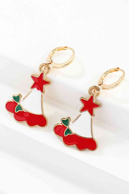 Christmas Theme Alloy Earrings at Kamakhyaa by Trendsi. This item is jewelry, Ship From Overseas, Trendsi, Y.Q@Jew