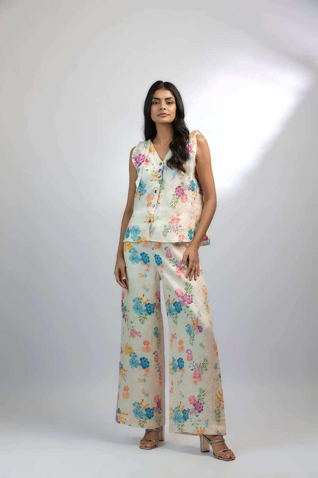 100% Hemp Hemp Petal Pop Top at Kamakhyaa by Ewoke. This item is 100% Hemp, comfortable tops for allday, Hemp, hemp tops, Missing image, Nostalgia's Thread by Ewoke, summer tops, sustainable fashion, tops, Under $100, womenswear printed top