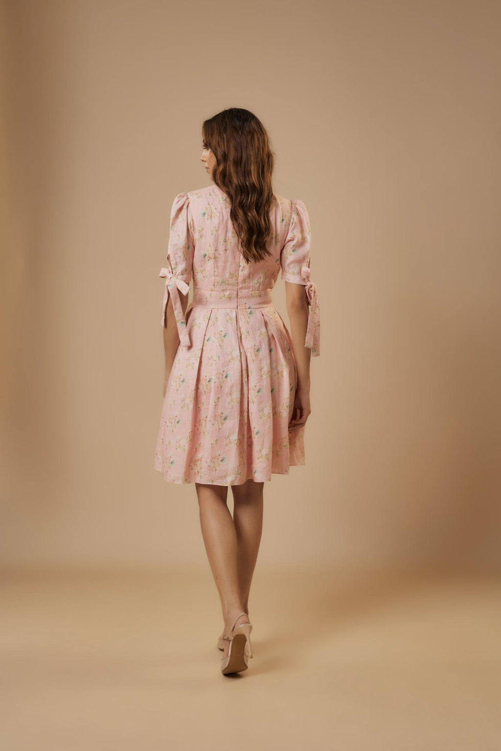 100% Hemp Olivia Hemp Dress Pink at Kamakhyaa by Ewoke. This item is 100% Hemp, Floral dress, Missing image, Nostalgia's Thread by Ewoke, sustainable fashion, Under $150, yellow hemp