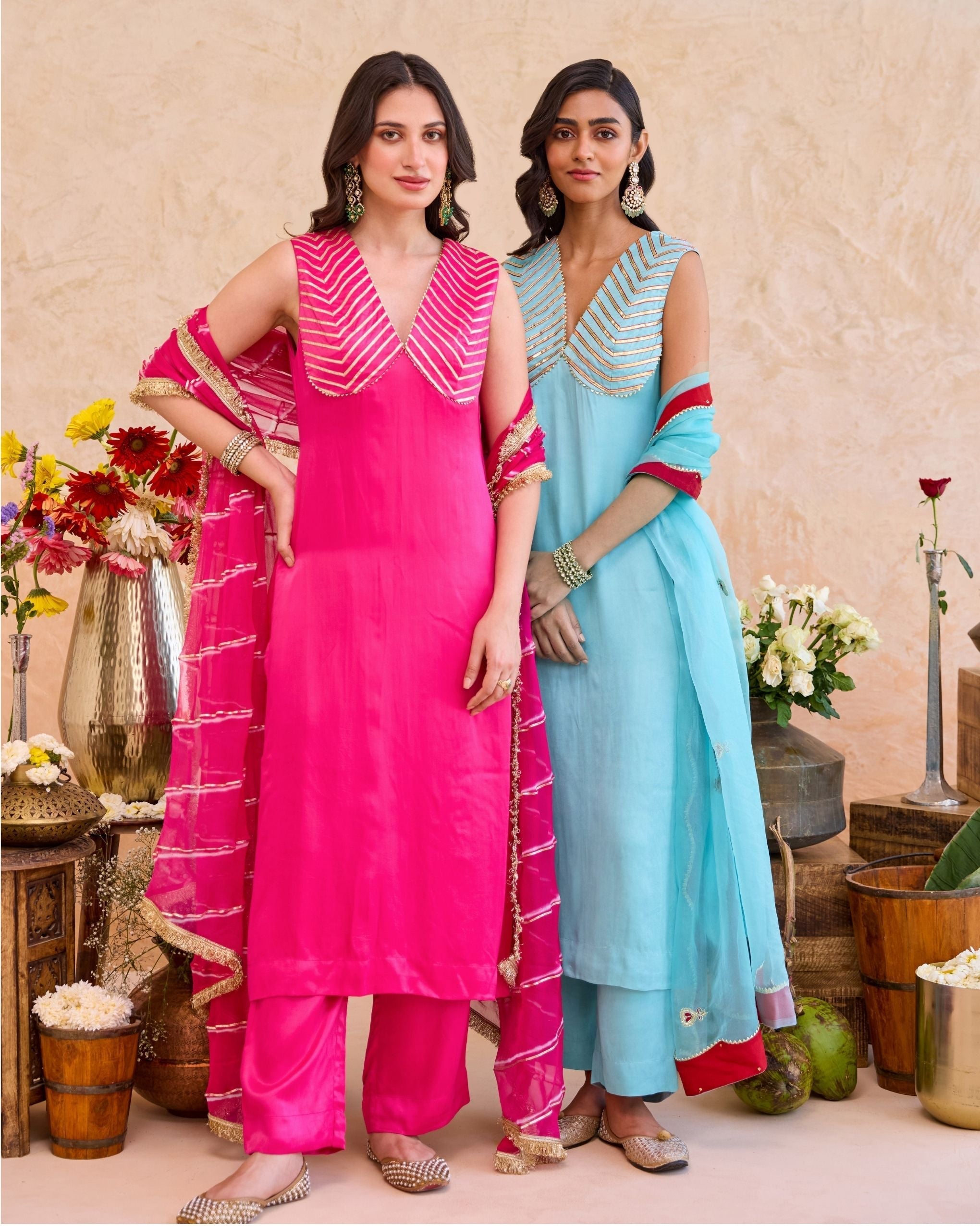 Aarzoo Kurta Set at kamakhyaa.com by Taro. This item is Jashn-E-Taro - The Trousseau Edit by Taro