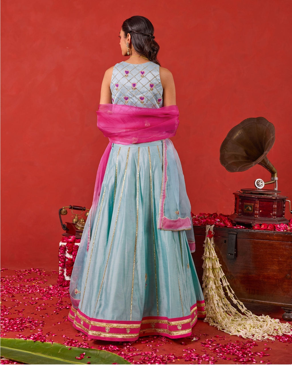 Aayat Lehenga Set at kamakhyaa.com by Taro. This item is Jashn-E-Taro - The Trousseau Edit by Taro, Under $50