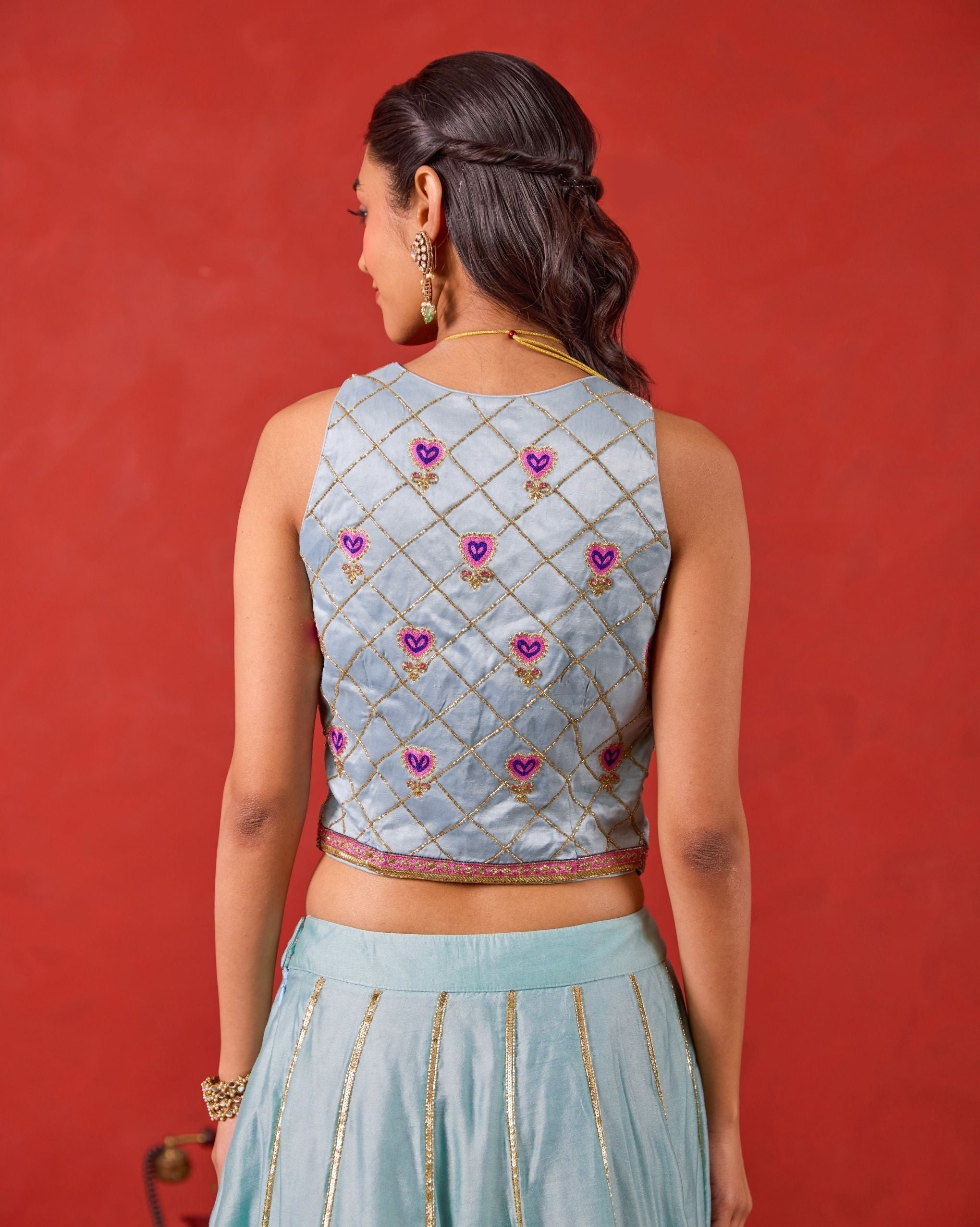 Aayat Lehenga Set at kamakhyaa.com by Taro. This item is Jashn-E-Taro - The Trousseau Edit by Taro, Under $50