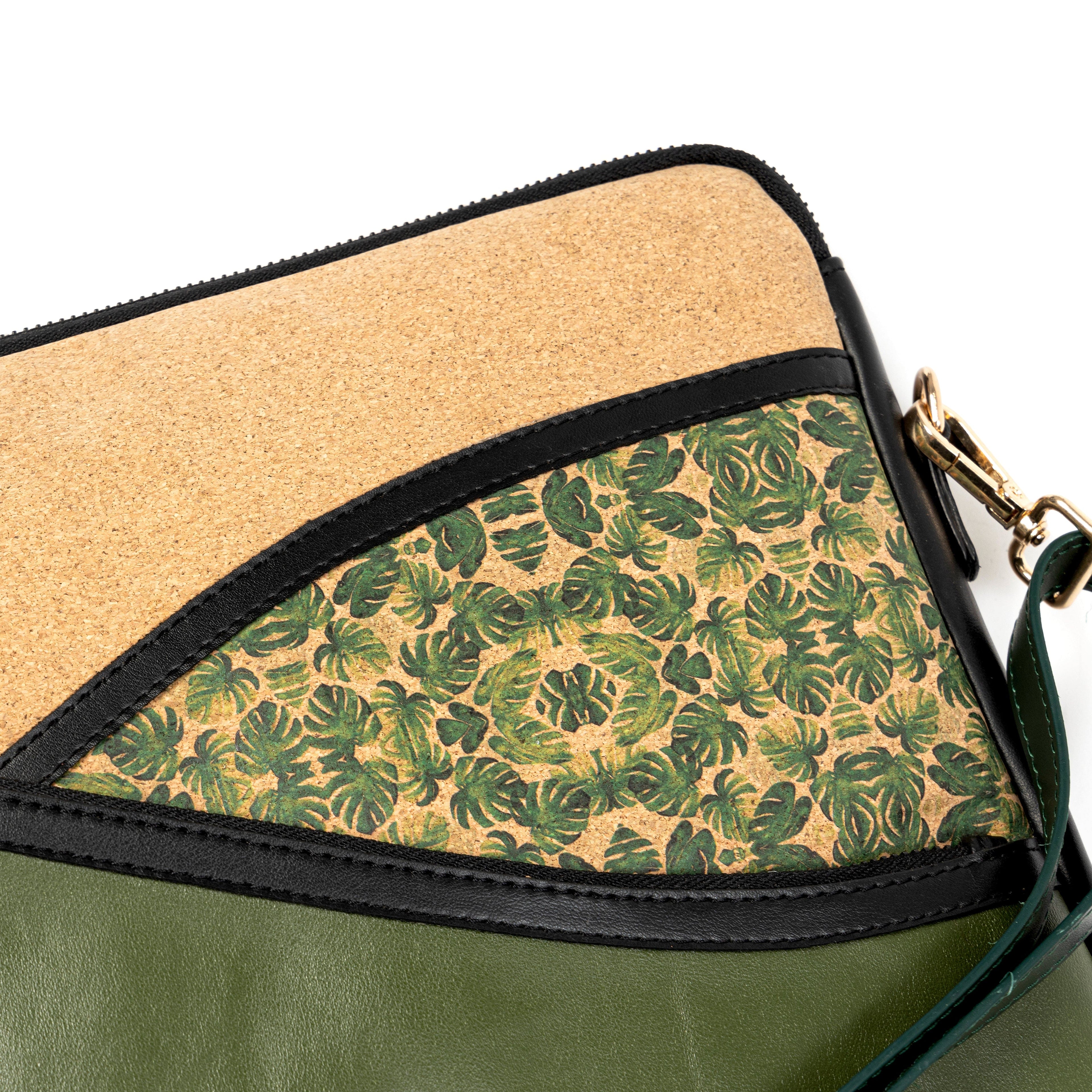 Acacia Vegan Leather Laptop Sleeve - Olive at Kamakhyaa by Green Hermitage. This item is A Walk in the Forest by Green Hermitage, Banana Leather, Laptop Bags, Olive Green, Under $50