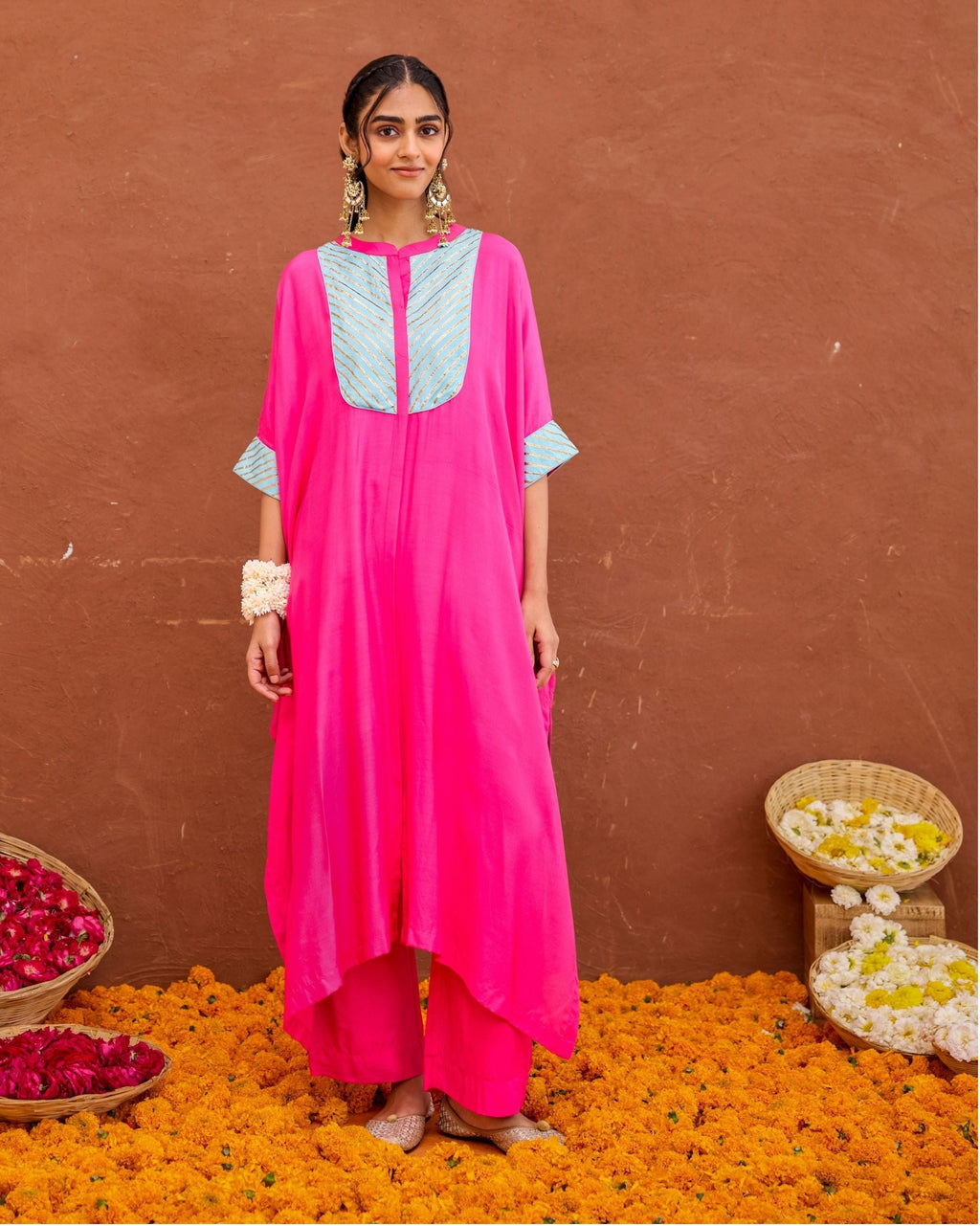Aira Kaftan Set at kamakhyaa.com by Taro. This item is Saundh by Taro, Under $50