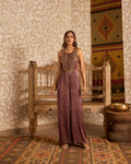 Ajrakh Wide-Leg Jumpsuit at Kamakhyaa by Akashi Clothing. This item is Ajrakh by Akashi Clothing, Under $50