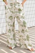 Printed wide leg Pants at kamakhyaa.com by Akashi Clothing. This item is Cosmos by Akashi Clothing, Internal Tags Missing, Under $50