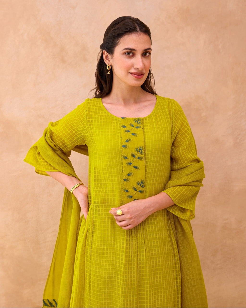 Amber Bloom Kurta Set at Kamakhyaa by Taro. This item is Everyday Connection by Taro
