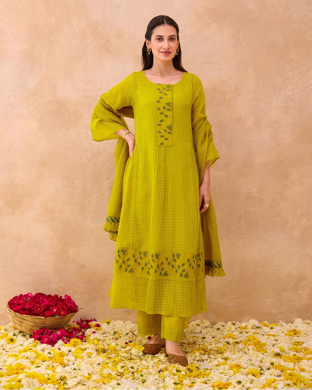Amber Bloom Kurta Set at Kamakhyaa by Taro. This item is Everyday Connection by Taro
