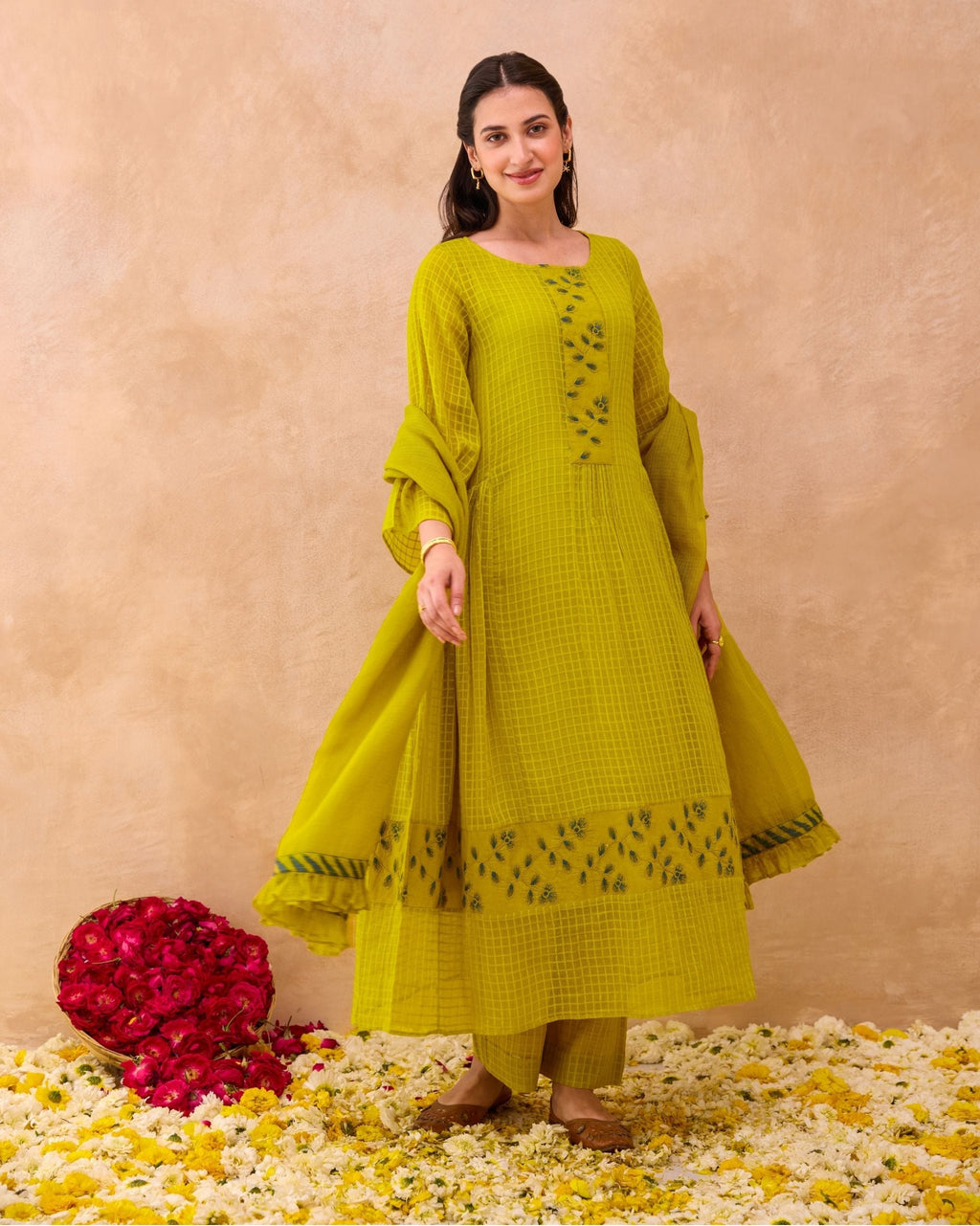 Amber Bloom Kurta Set at Kamakhyaa by Taro. This item is Everyday Connection by Taro