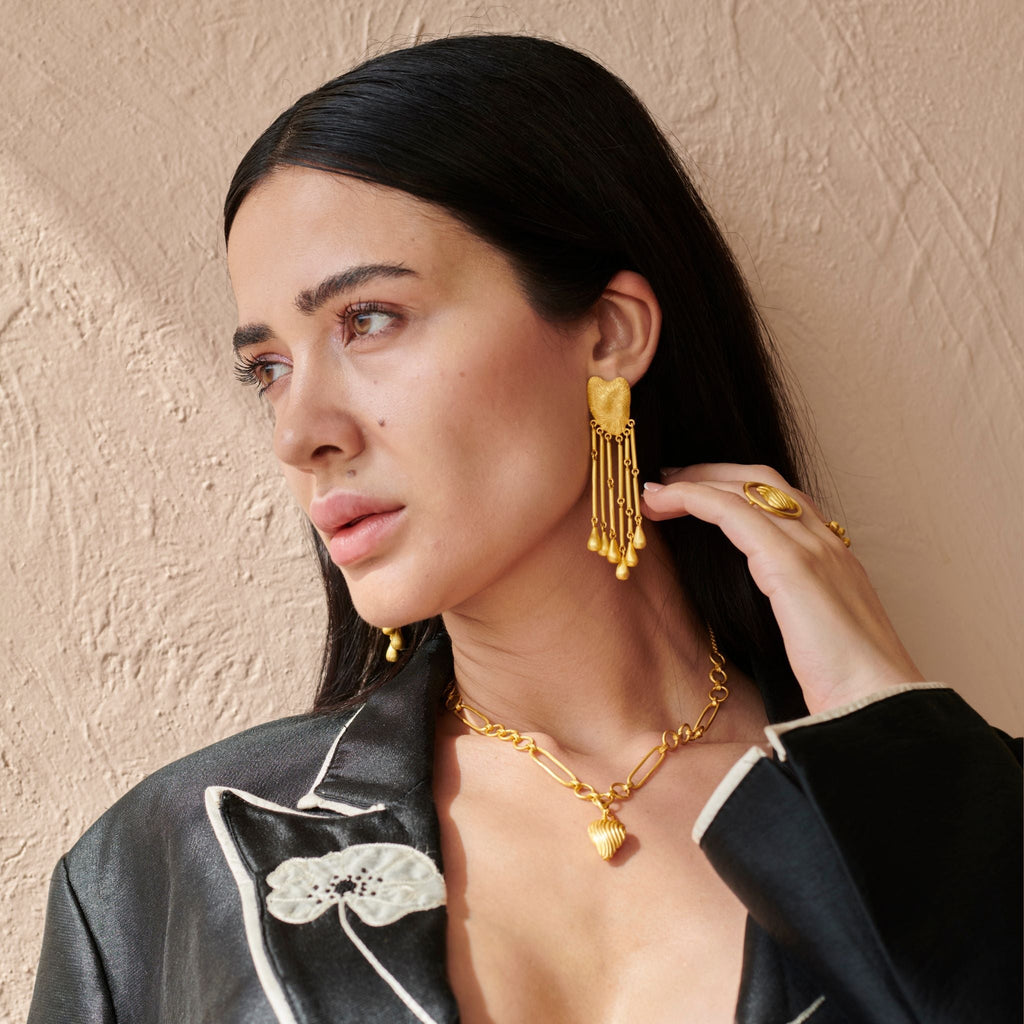 Amour Dangle Earring at Kamakhyaa by The Loom Art. This item is Danglers, Orbis by The Loom Art, Under $50