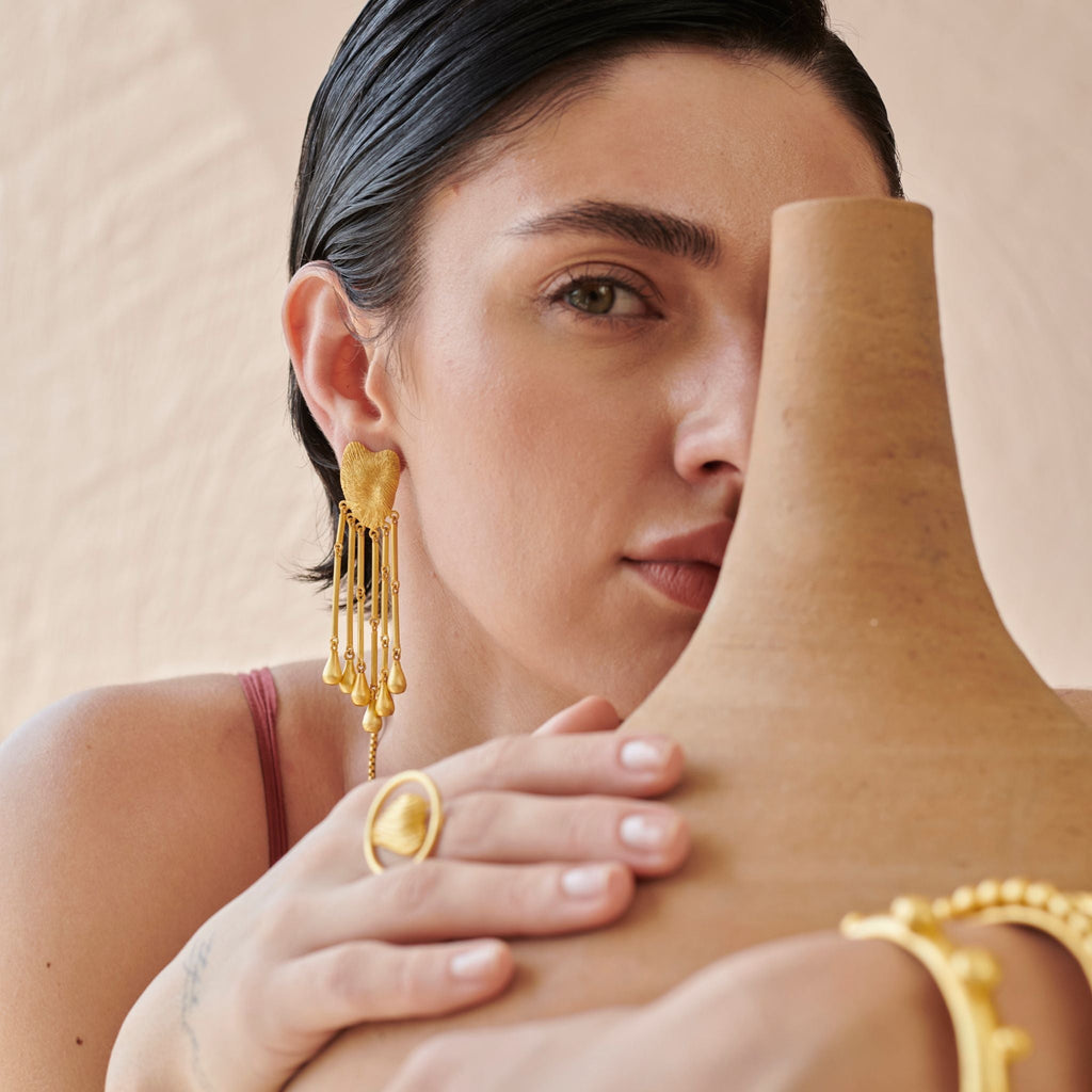 Amour Dangle Earring at Kamakhyaa by The Loom Art. This item is Danglers, Orbis by The Loom Art, Under $50