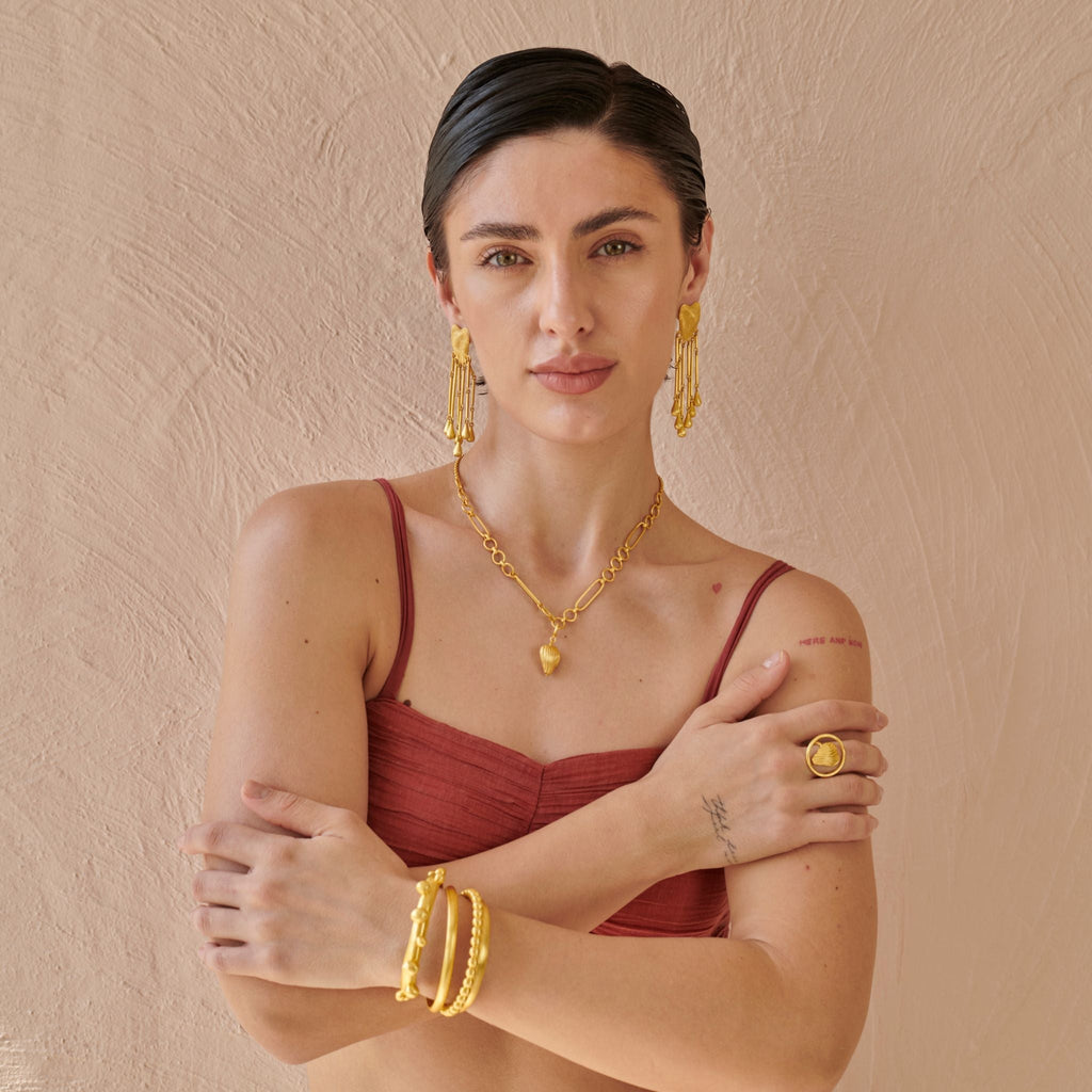 Amour Dangle Earring at Kamakhyaa by The Loom Art. This item is Danglers, Orbis by The Loom Art, Under $50