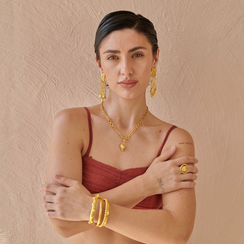 Amour Dangle Earring at Kamakhyaa by The Loom Art. This item is Danglers, Orbis by The Loom Art, Under $50