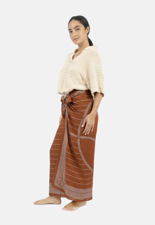Antibes Beach Sarong TAUPE at Kamakhyaa by 1 People. This item is 
