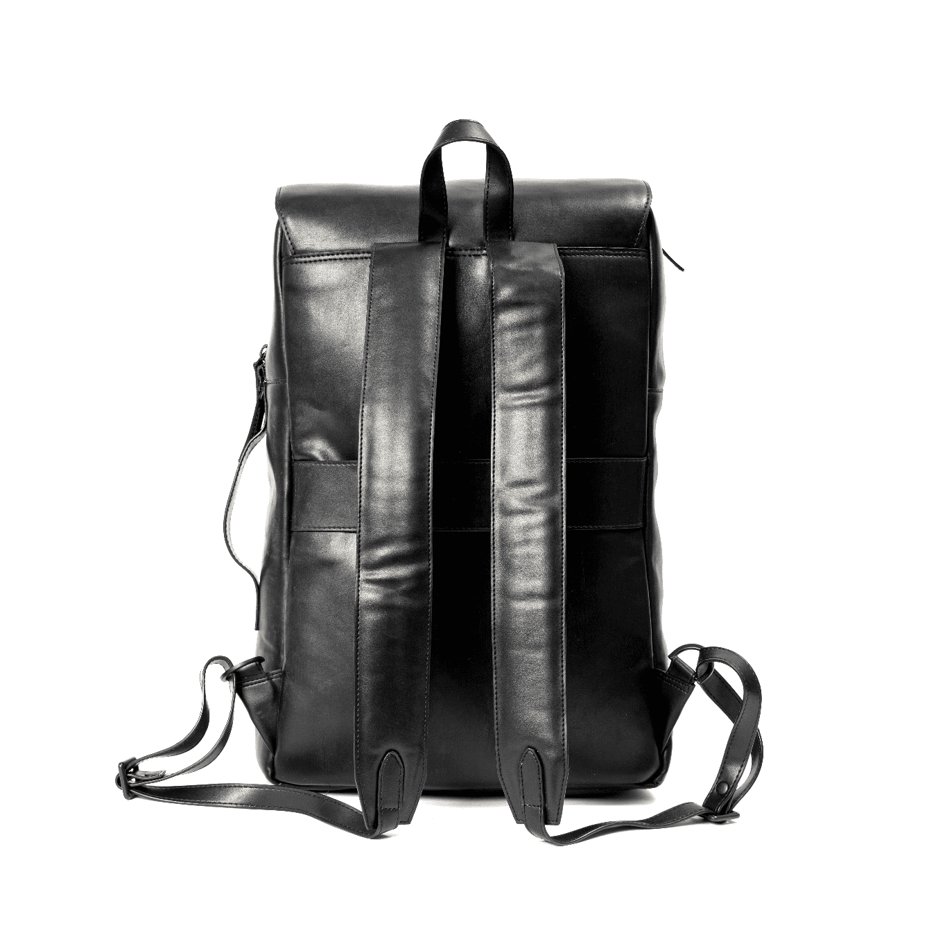 Arden Vegan Leather Backpack - Black at Kamakhyaa by Green Hermitage. This item is A Walk in the Forest by Green Hermitage, Bagpacks, Banana Leather, Black, Under $50