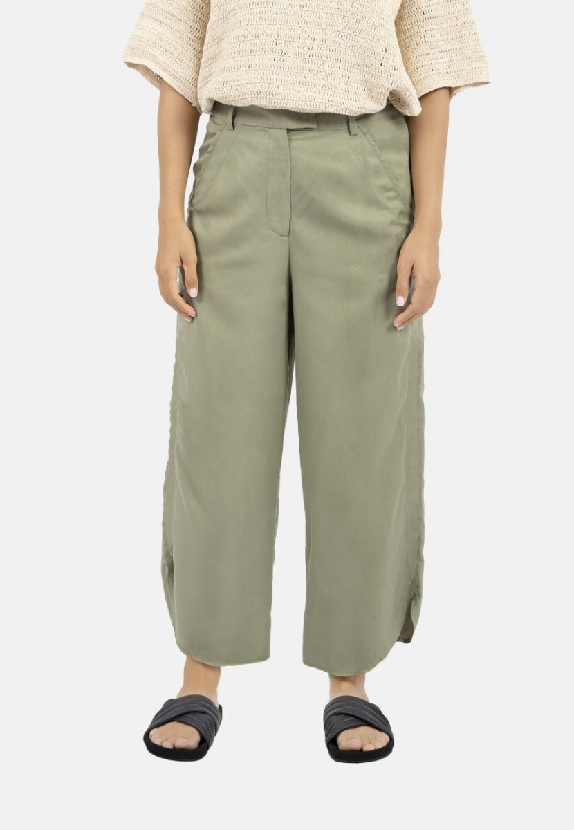 Auckland Pants-Sage at Kamakhyaa by 1 People. This item is Bottoms, Grey, Made from Natural Materials, Pants