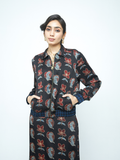 Beast Bomber at Kamakhyaa by Anushé Pirani. This item is Bloom After Dark by Anushe Pirani, Midnight Blueprint, Tops & Shirts, Under $50, Woman co-ord sets, Womenswear