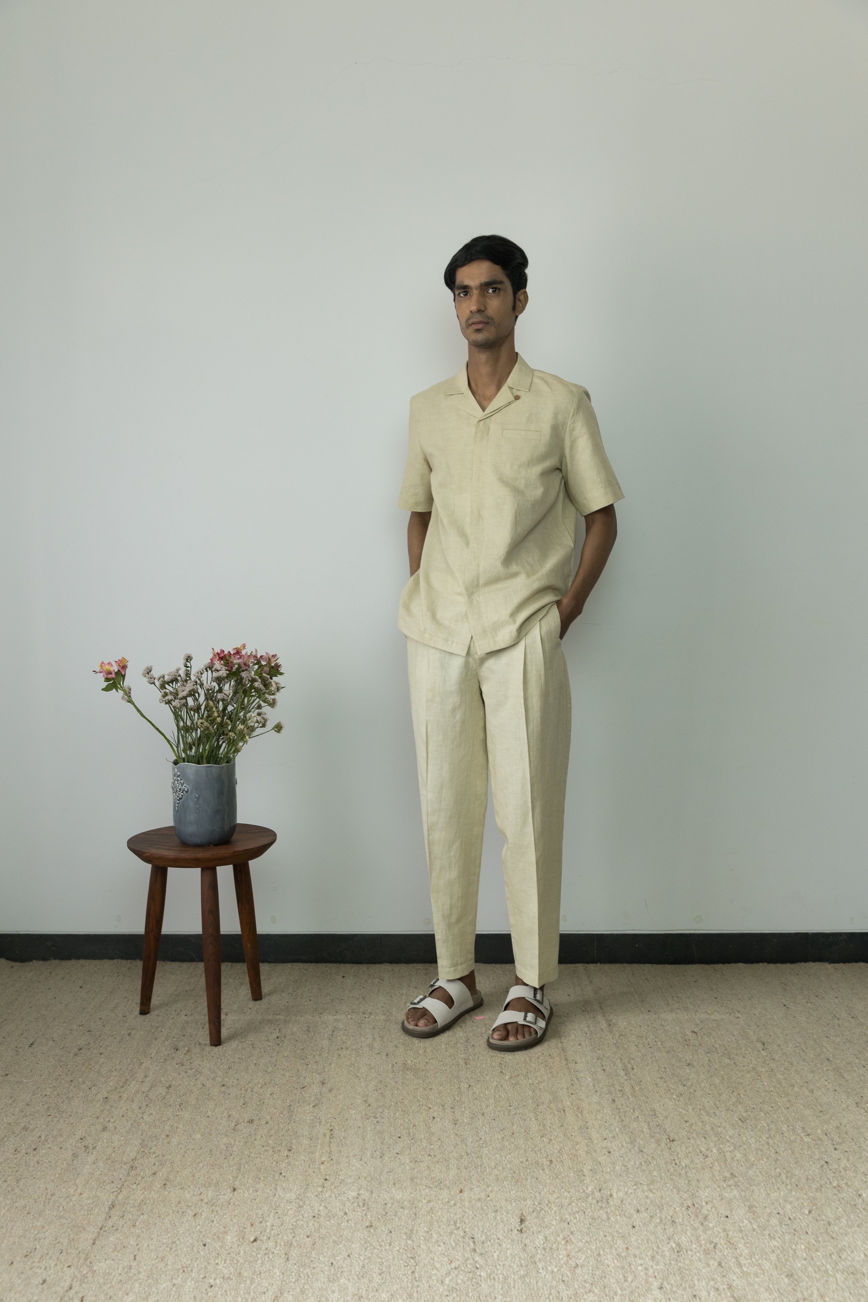 Beige Cotton Shirt