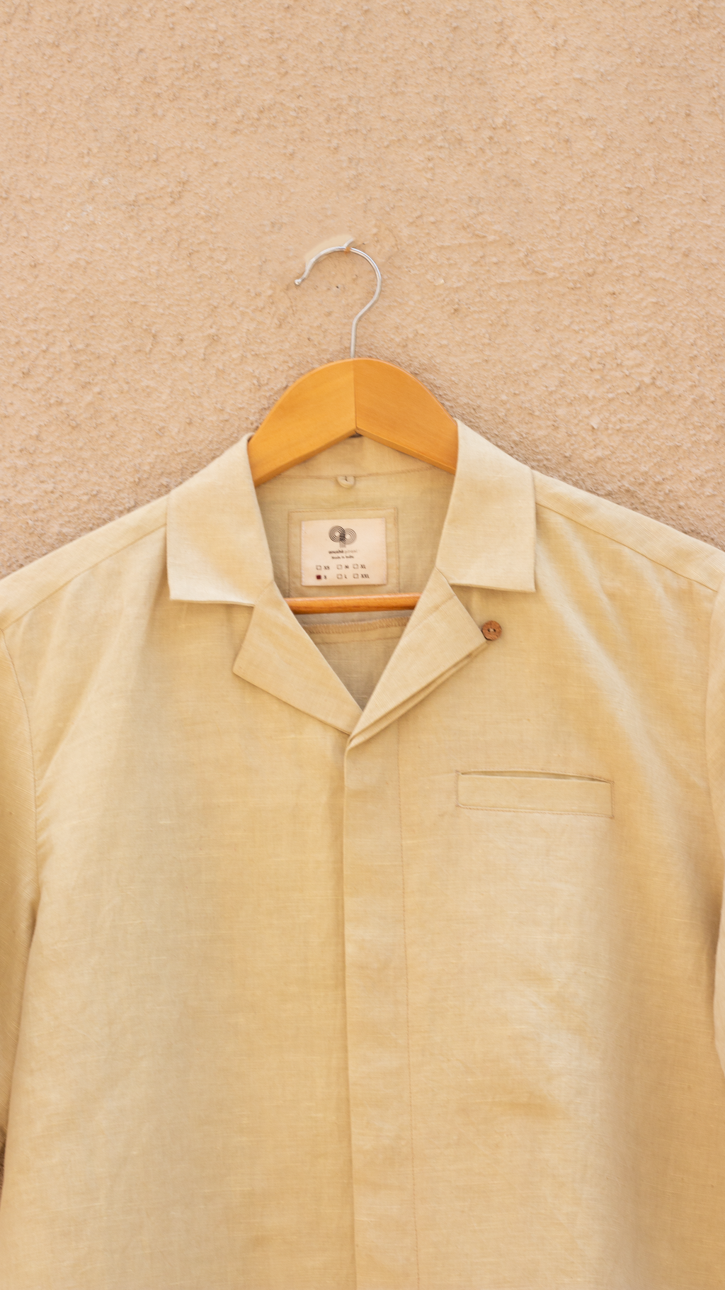 Beige Cotton Shirt