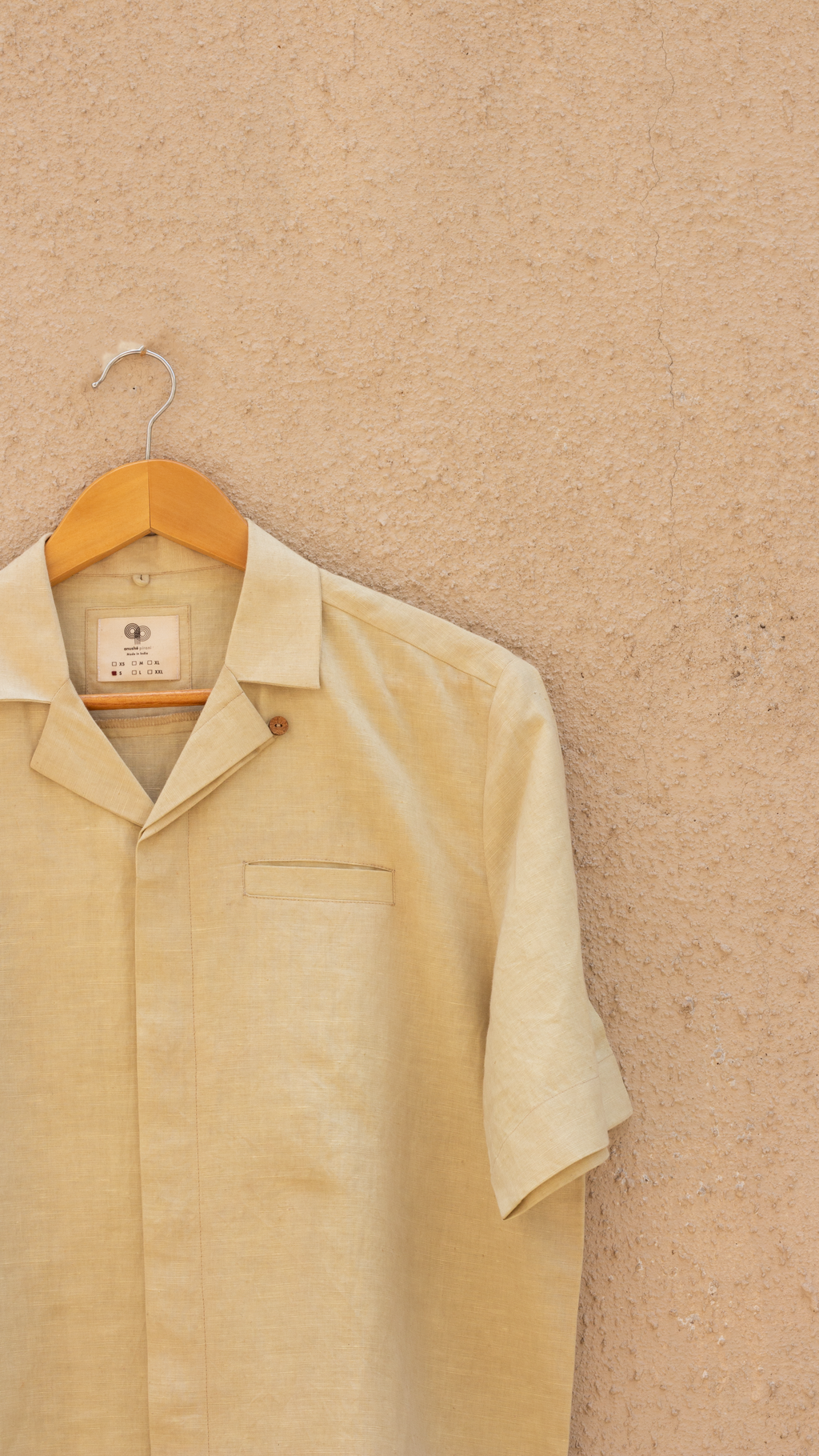 Beige Cotton Shirt
