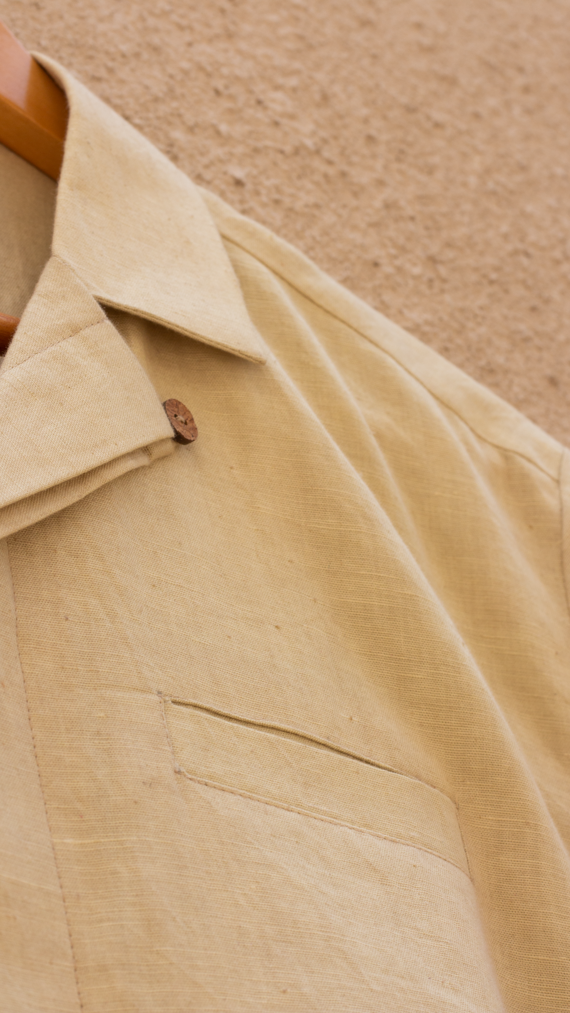 Beige Cotton Shirt