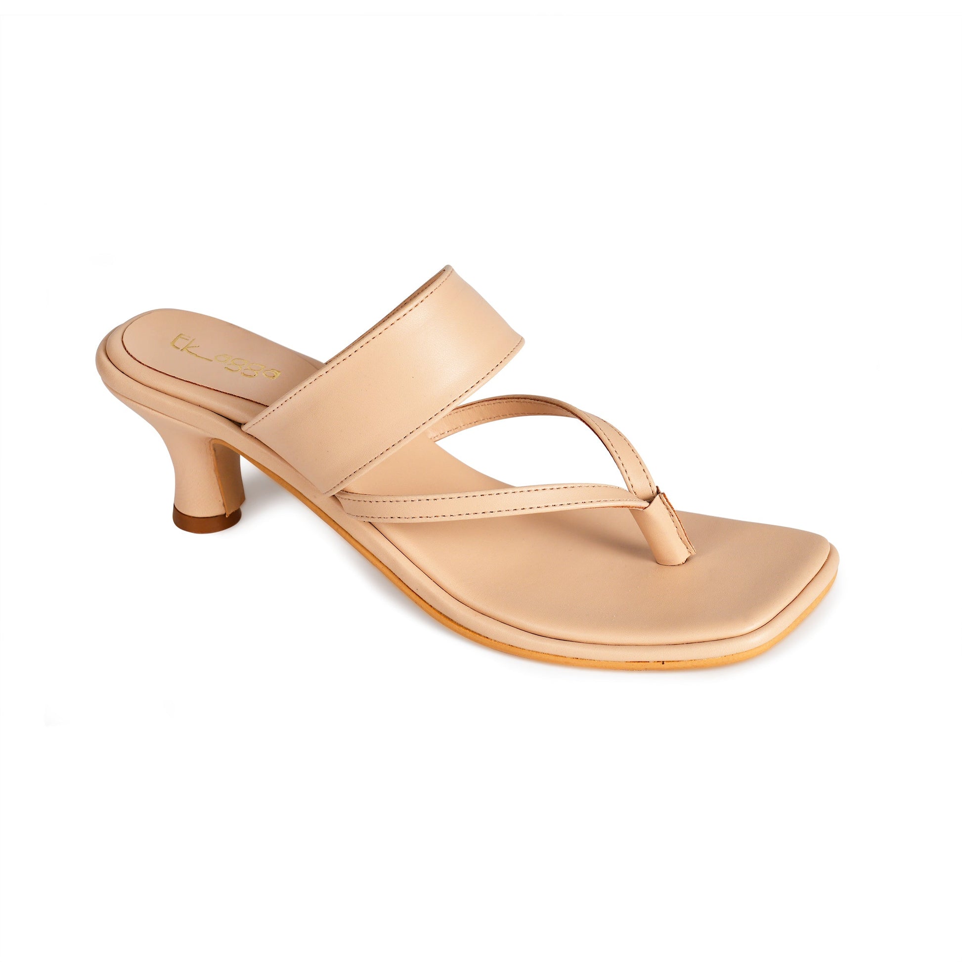 Beige Strap Heels at Kamakhyaa by EK_agga. This item is heels