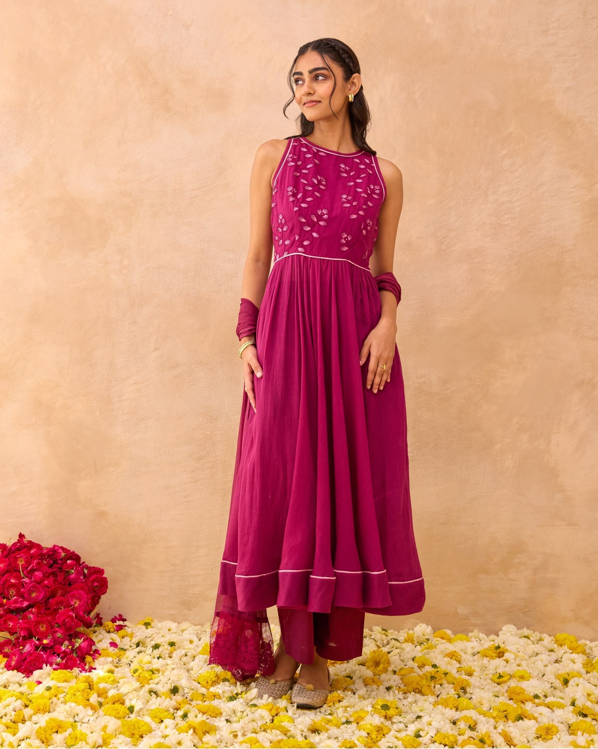 Berry Bash Kurta Set at Kamakhyaa by Taro. This item is Everyday Connection by Taro