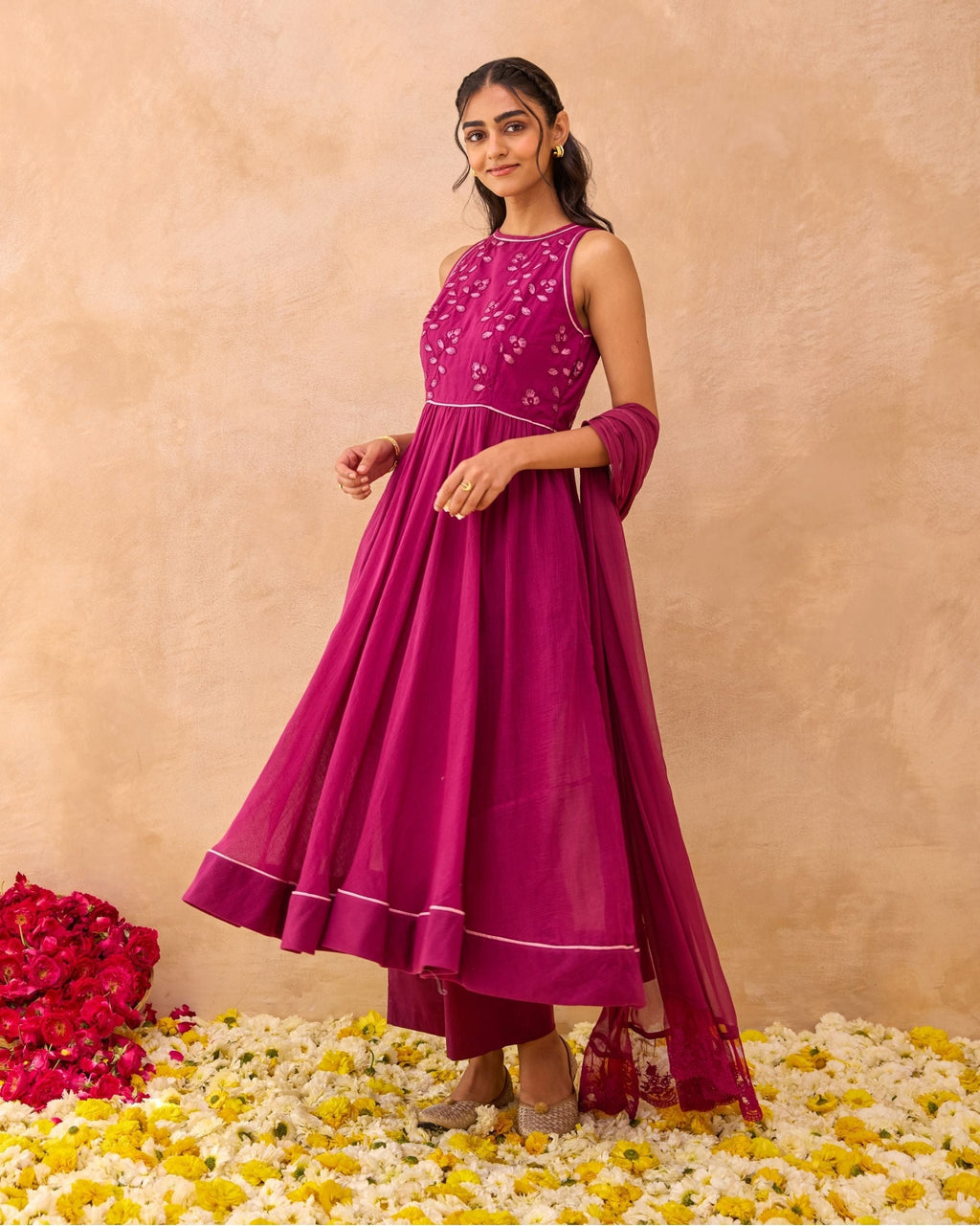 Berry Bash Kurta Set at Kamakhyaa by Taro. This item is Everyday Connection by Taro