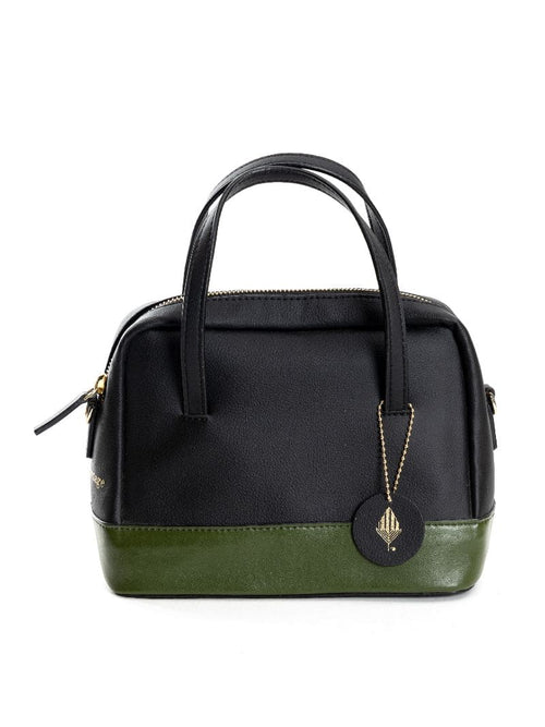 Black Evening Wear Crossbody Bag at Kamakhyaa by Green Hermitage. This item is Black, Cactus Leather, Crossbody Bags, Evening Wear, Free Size, Hemp, Lyocell, Recycled, Solids