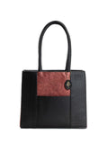 Black Evening Wear Tote Bag at Kamakhyaa by Green Hermitage. This item is Back, Coconut Leather, Evening Wear, Free Size, Hemp, Lyocell, Recycled, Solids, Tote Bags