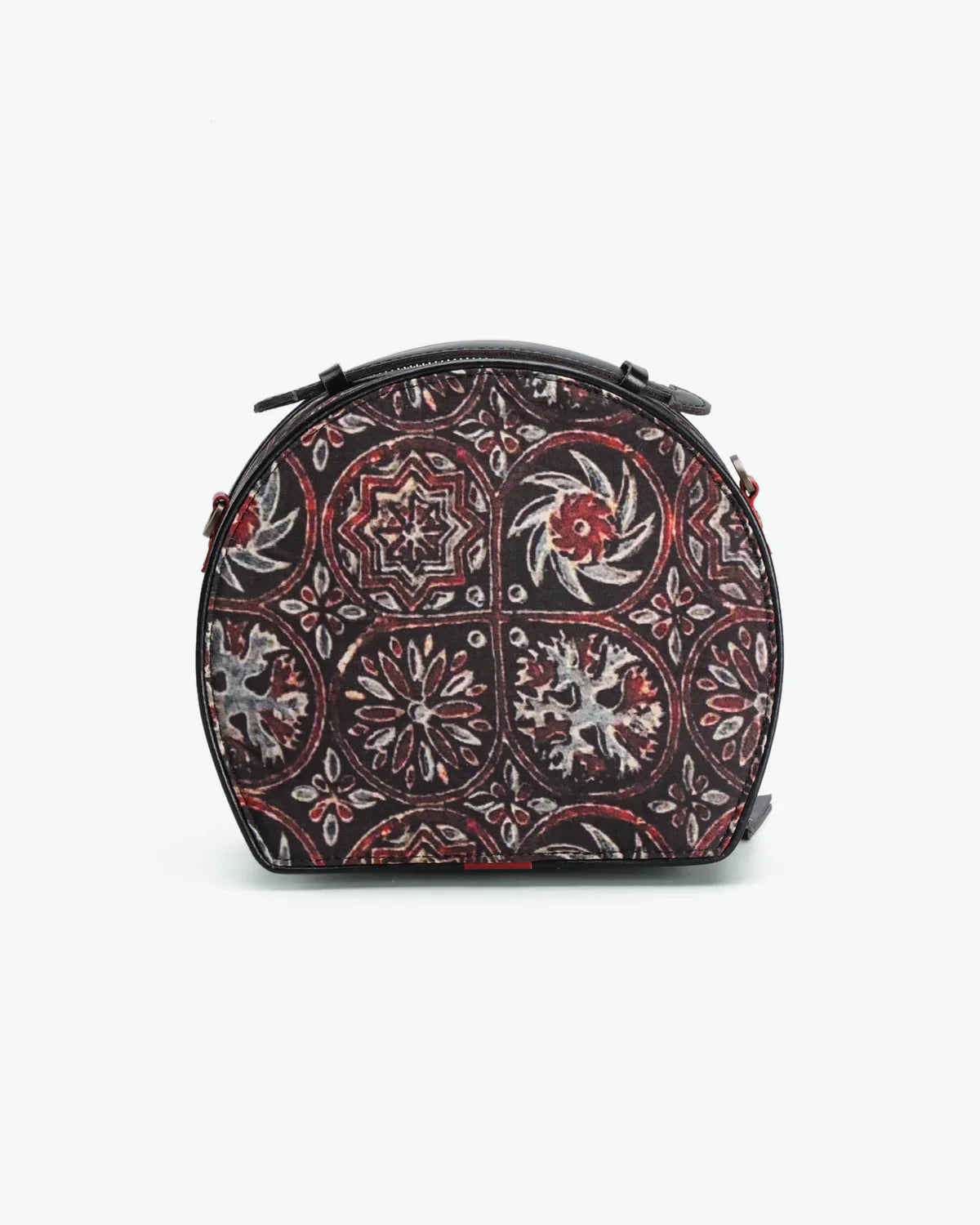 Black Hand Bag at Kamakhyaa by The Indian Trunk. This item is Artisan Made, Batik Prints, Black, Casual Wear, Free Size, Hand Bags, leather, Modal Satin