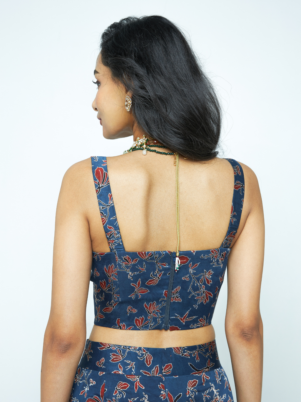 Bloom Corset at Kamakhyaa by Anushé Pirani. This item is Bloom After Dark by Anushe Pirani, Midnight Blueprint, Tops & Shirts, Under $200, Woman co-ord sets, Womenswear