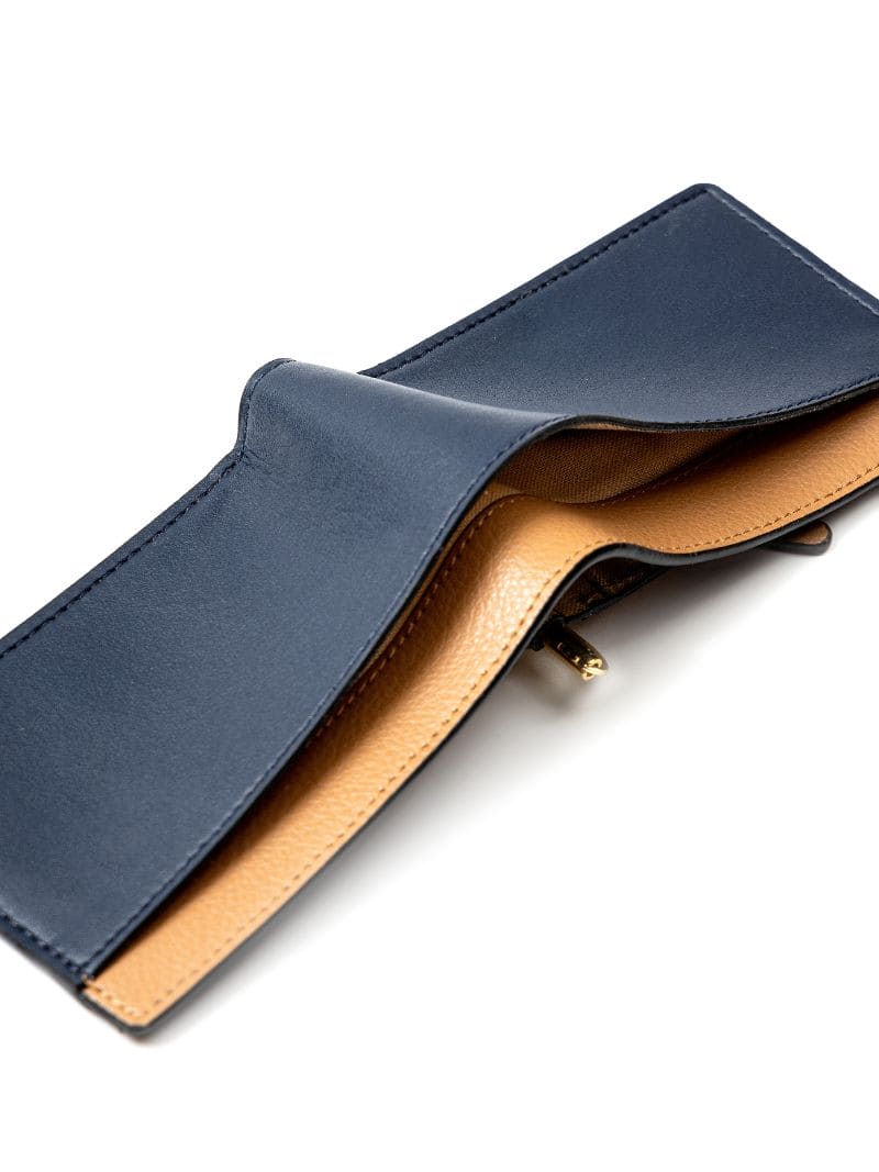 Blue Casual Wear Men Wallet at Kamakhyaa by Green Hermitage. This item is Blue, Cactus Leather, Casual Wear, Free Size, Hemp, Lyocell, Men Wallets, Recycled, Solids