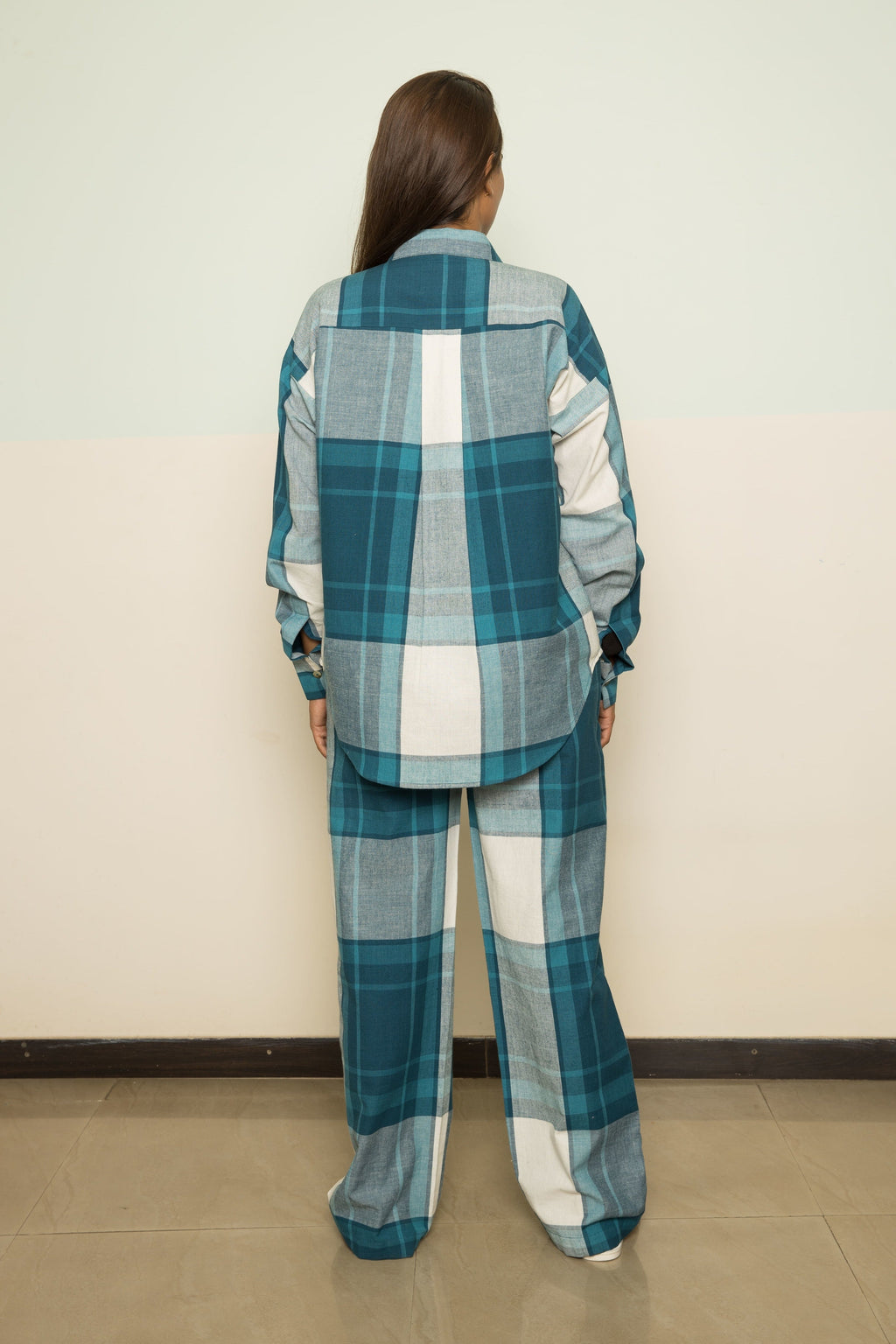 Blue Cotton Co-ord