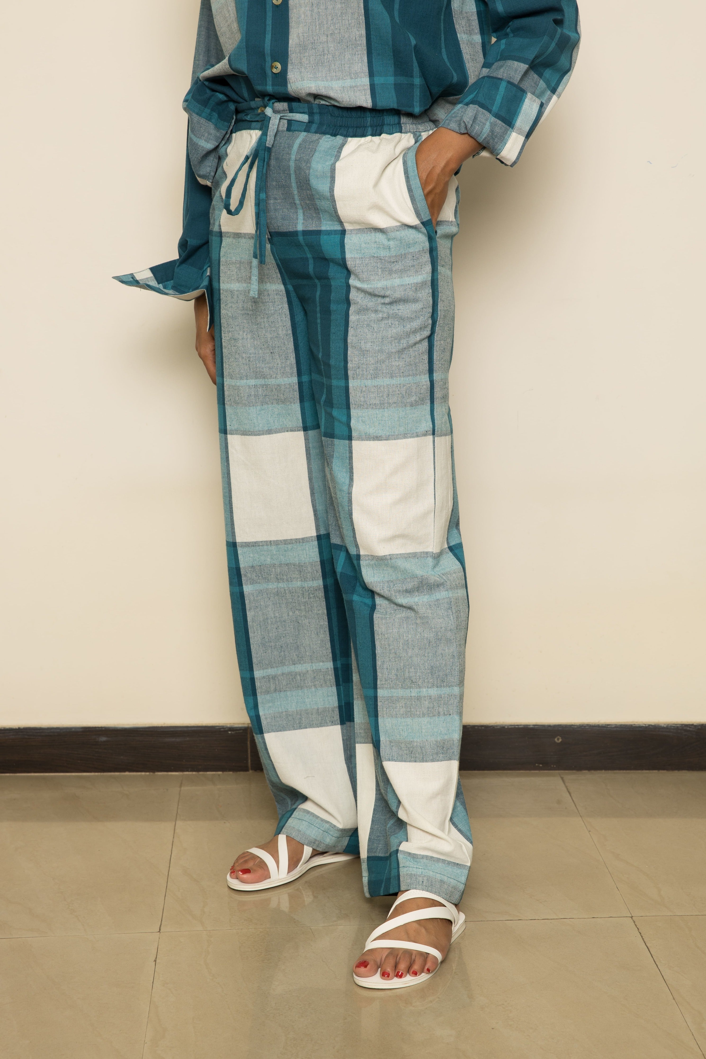 Blue Cotton Co-ord