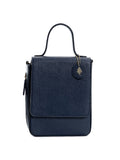 Blue Solid Crossbody Bag at Kamakhyaa by Green Hermitage. This item is Blue, Cactus Leather, Crossbody Bags, Evening Wear, Free Size, Hemp, Lyocell, Recycled, Solids