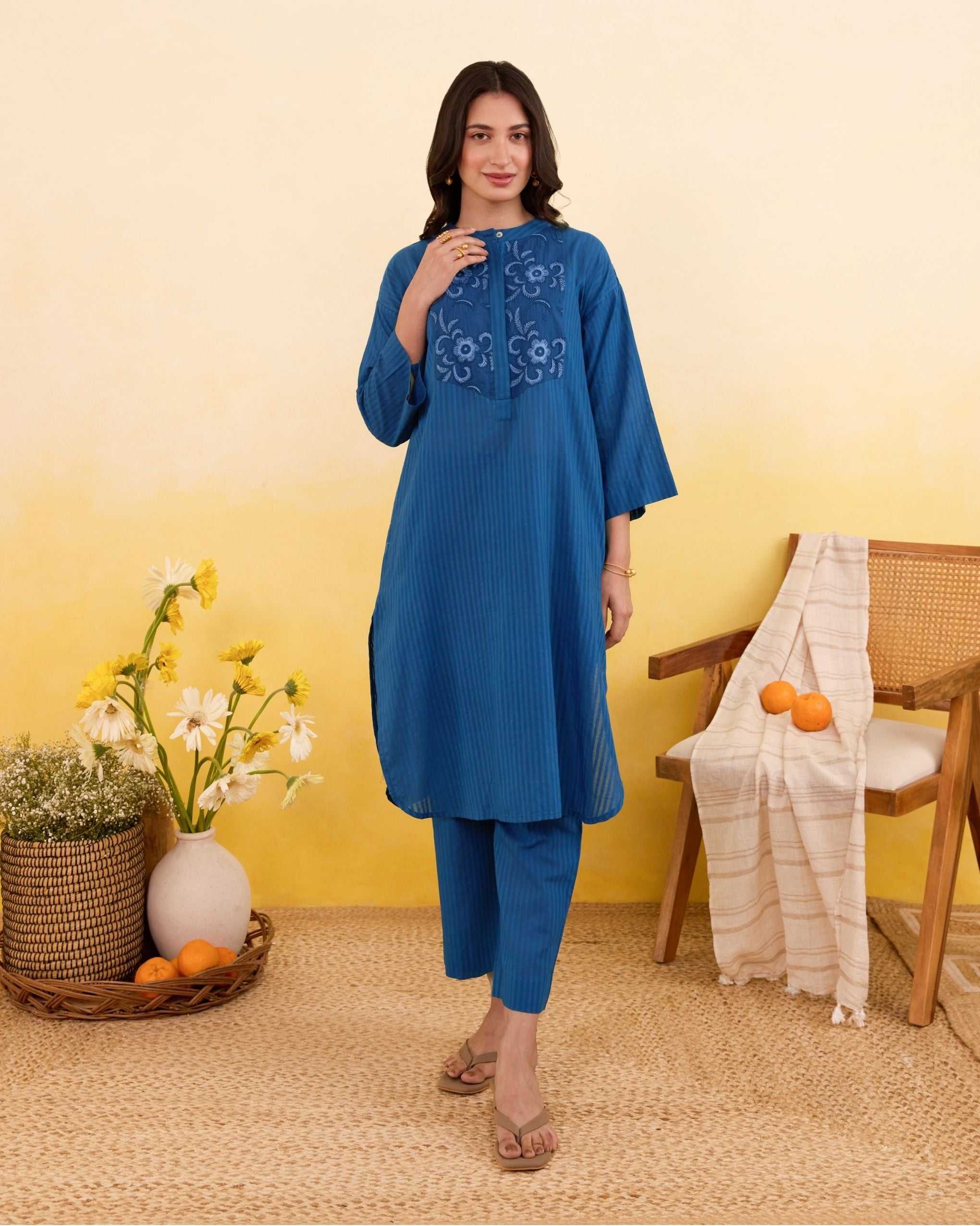 Blueberry Bloom Co-ord at Kamakhyaa by Taro. This item is Everyday Connection by Taro, Under $50