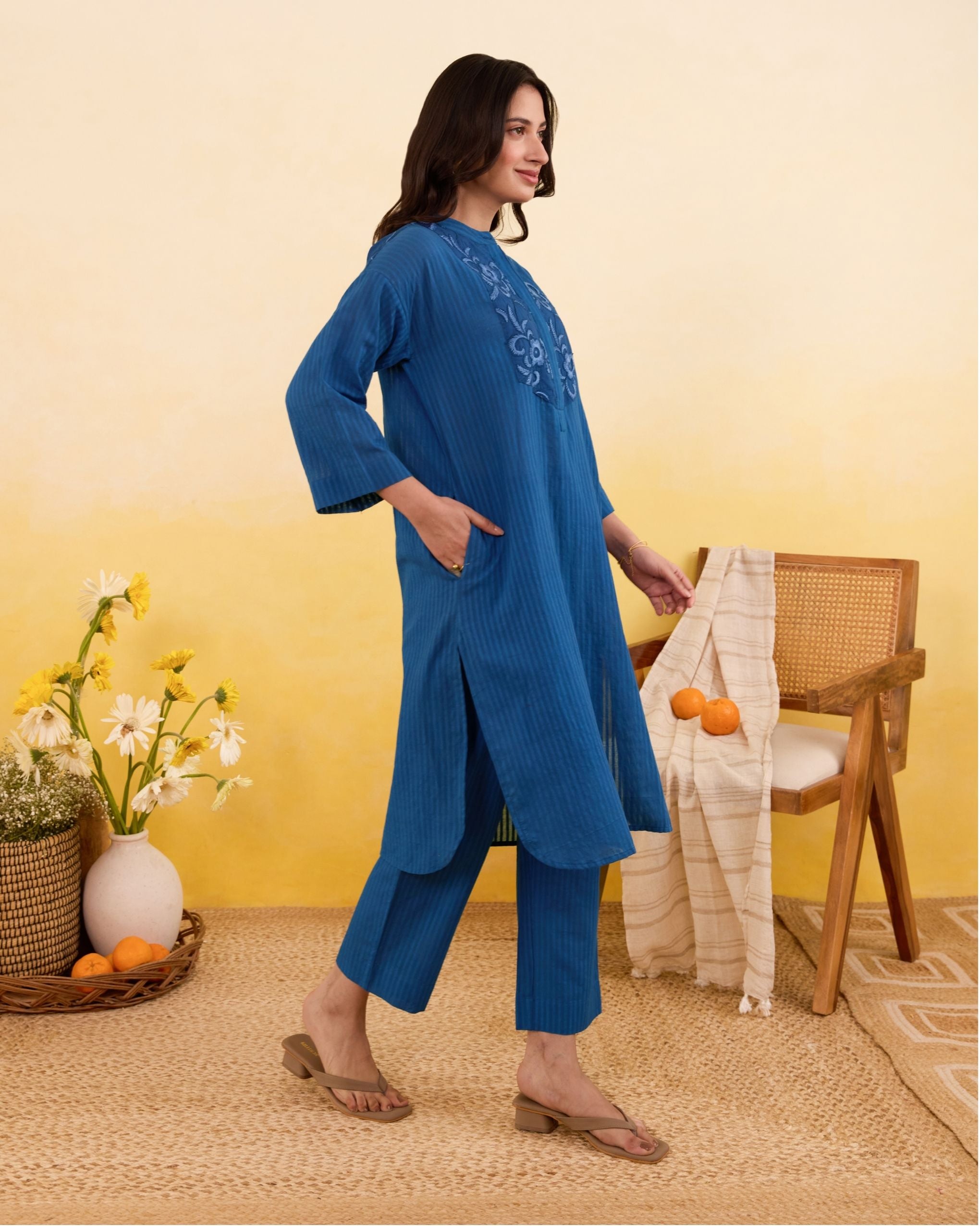 Blueberry Bloom Co-ord at Kamakhyaa by Taro. This item is Everyday Connection by Taro, Under $50