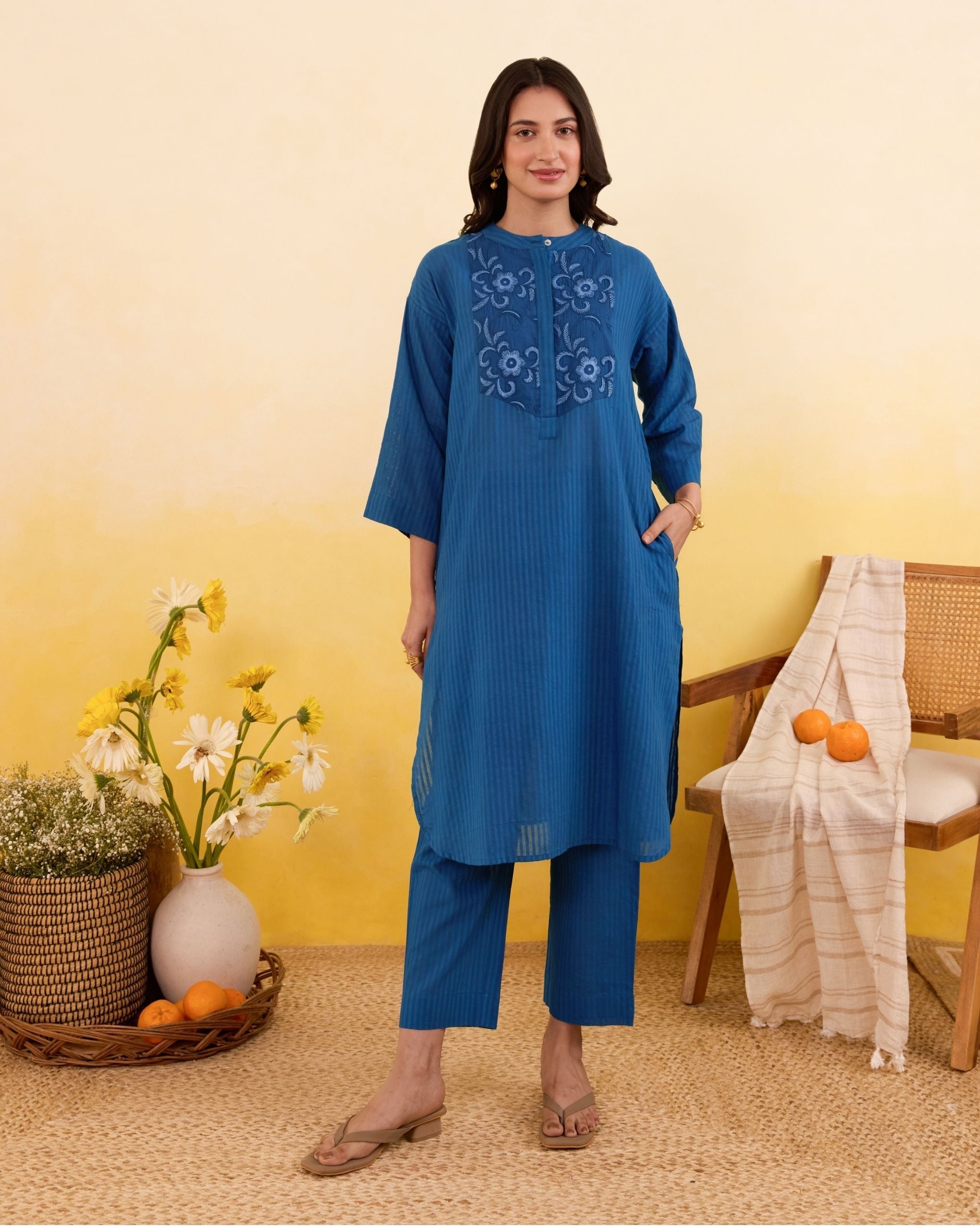 Blueberry Bloom Co-ord at Kamakhyaa by Taro. This item is Everyday Connection by Taro, Under $50