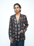 Bold Blazer at Kamakhyaa by Anushé Pirani. This item is Bloom After Dark by Anushe Pirani, Menswear, Midnight Blueprint, T-Shirts & Shirts, Tops & Shirts