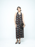 Bold Halter at Kamakhyaa by Anushé Pirani. This item is Bloom After Dark by Anushe Pirani, Midnight Blueprint, Tops & Shirts, Under $50, Woman co-ord sets, Womenswear