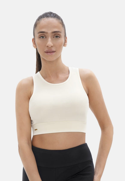 Boston - Open Back Bra Top - Powder at Kamakhyaa by 1 People. This item is Bra, Made from Natural Materials, White