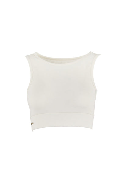 Boston - Open Back Bra Top - Powder at Kamakhyaa by 1 People. This item is Bra, Made from Natural Materials, White