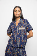 Boxy Breeze Shirt at Kamakhyaa by Anushé Pirani. This item is Fresh Ink by Anushe Pirani
