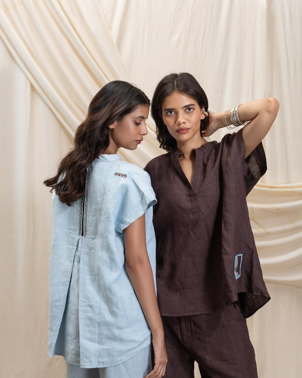 Boxy Tunic at Kamakhyaa by Akashi Clothing. This item is 100% Linen, Regular Fit, Solid Selfmade, Solids, The Stamp Edit By Akashi Clothing, Under $150