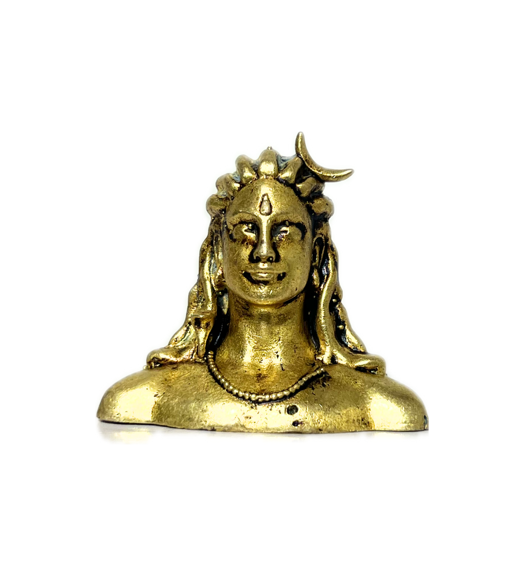 Brass Adiyogi Idol – 100% Pure Brass at Kamakhyaa by Aetherea World. This item is God