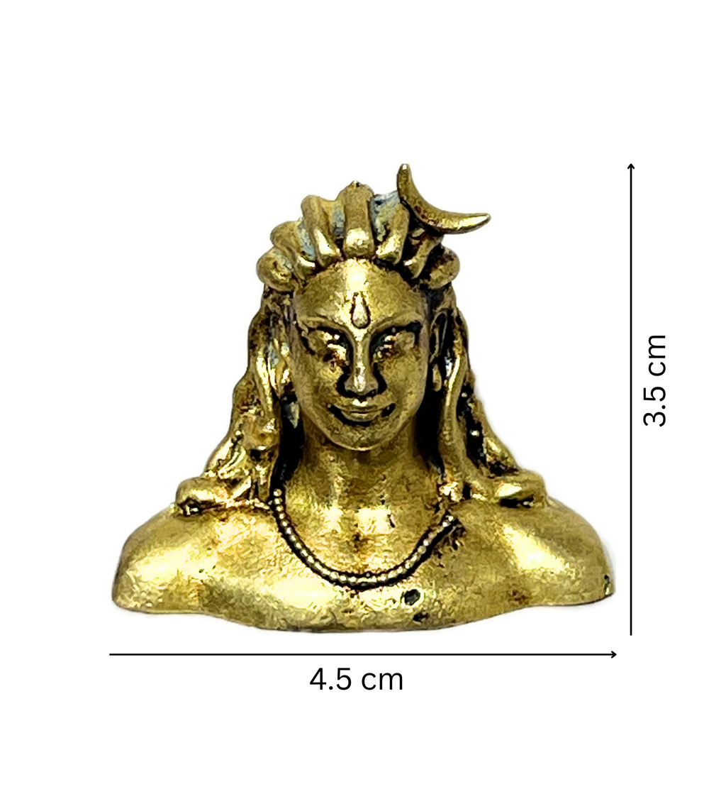 Brass Adiyogi Idol – 100% Pure Brass at Kamakhyaa by Aetherea World. This item is God