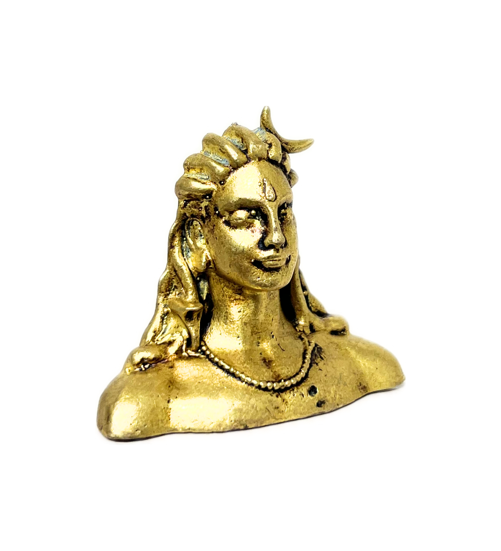 Brass Adiyogi Idol – 100% Pure Brass at Kamakhyaa by Aetherea World. This item is God